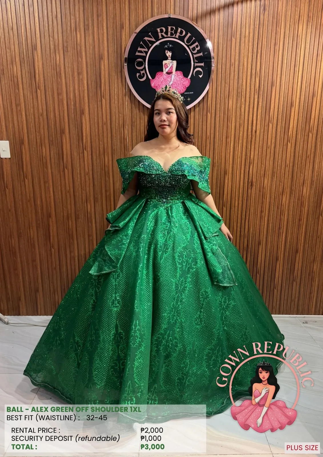 Ball Gowns: Green 146